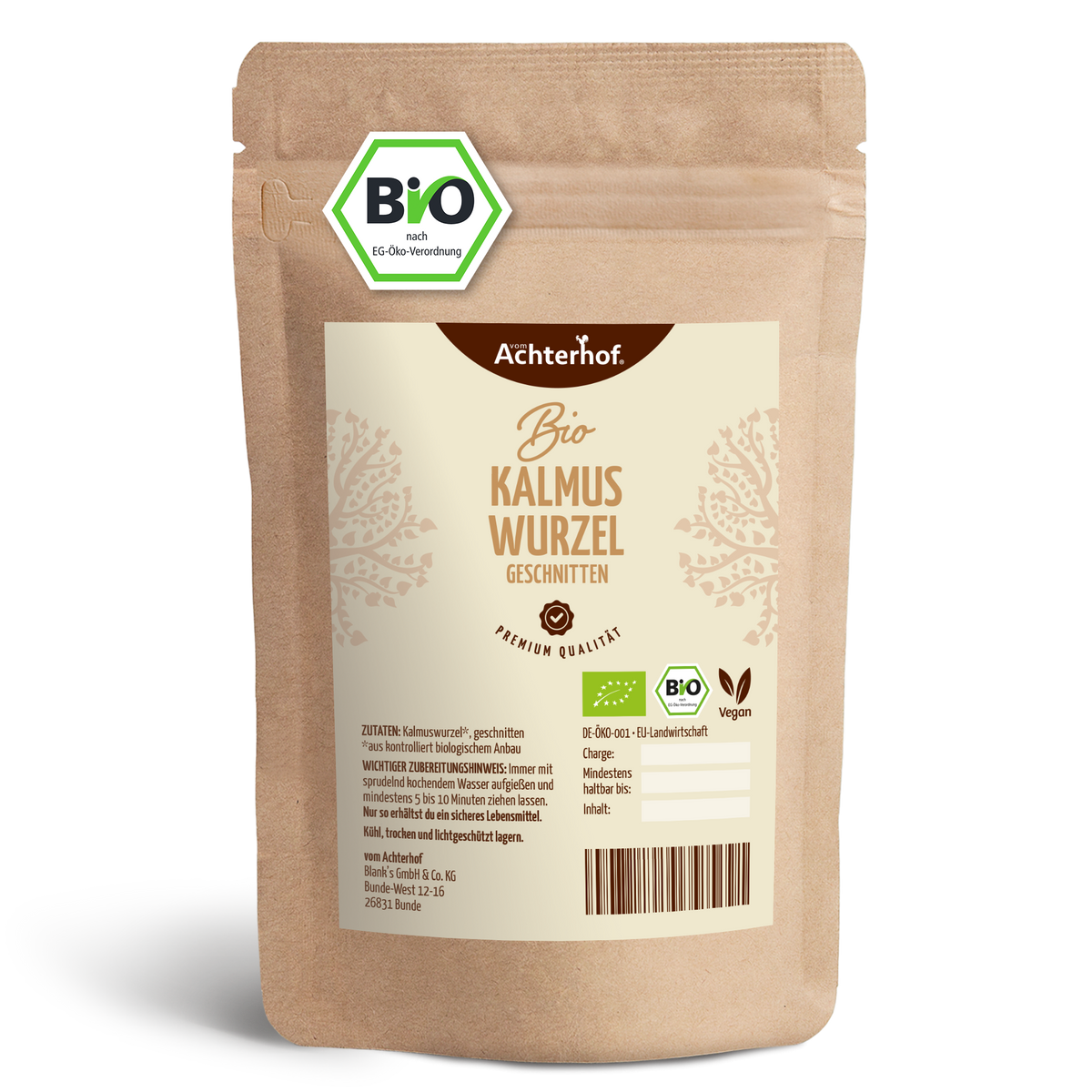 Kalmuswurzel geschnitten Bio (500g)