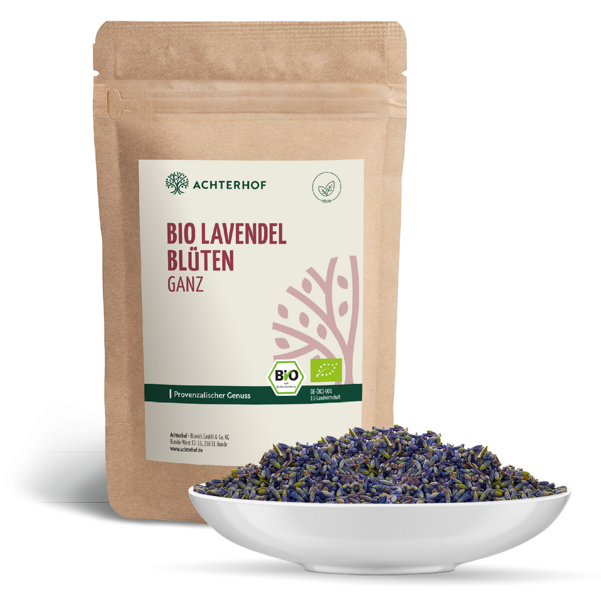 Lavendelblüten ganz Bio (100g)