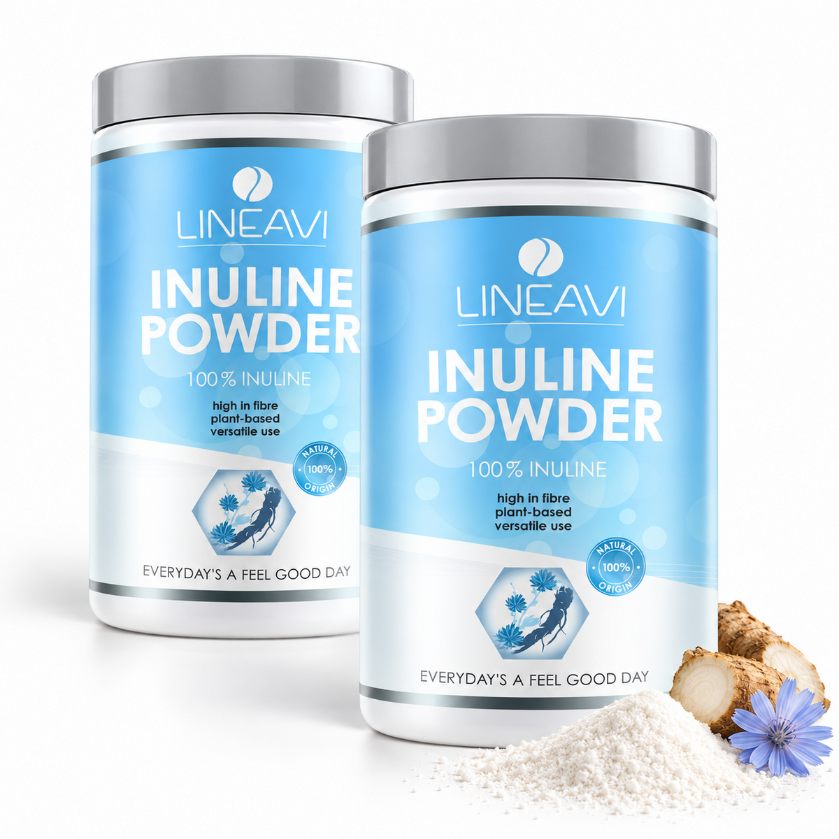 Doppelpack: Inulinpulver (2x500g)
