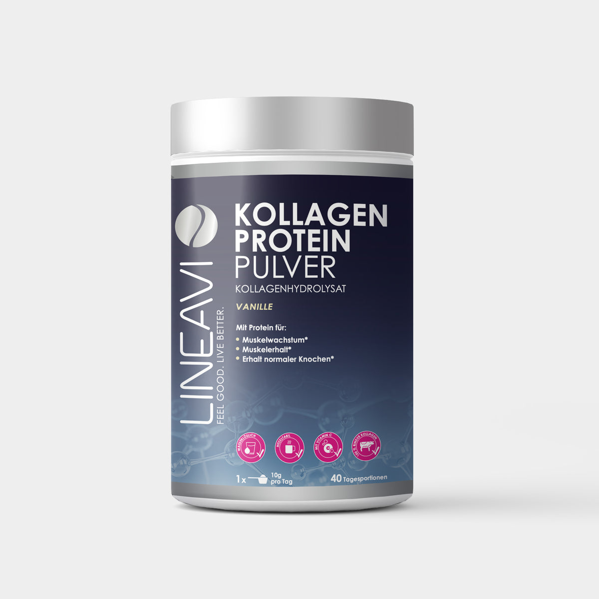 Kollagen Proteinpulver (400g) Vanille
