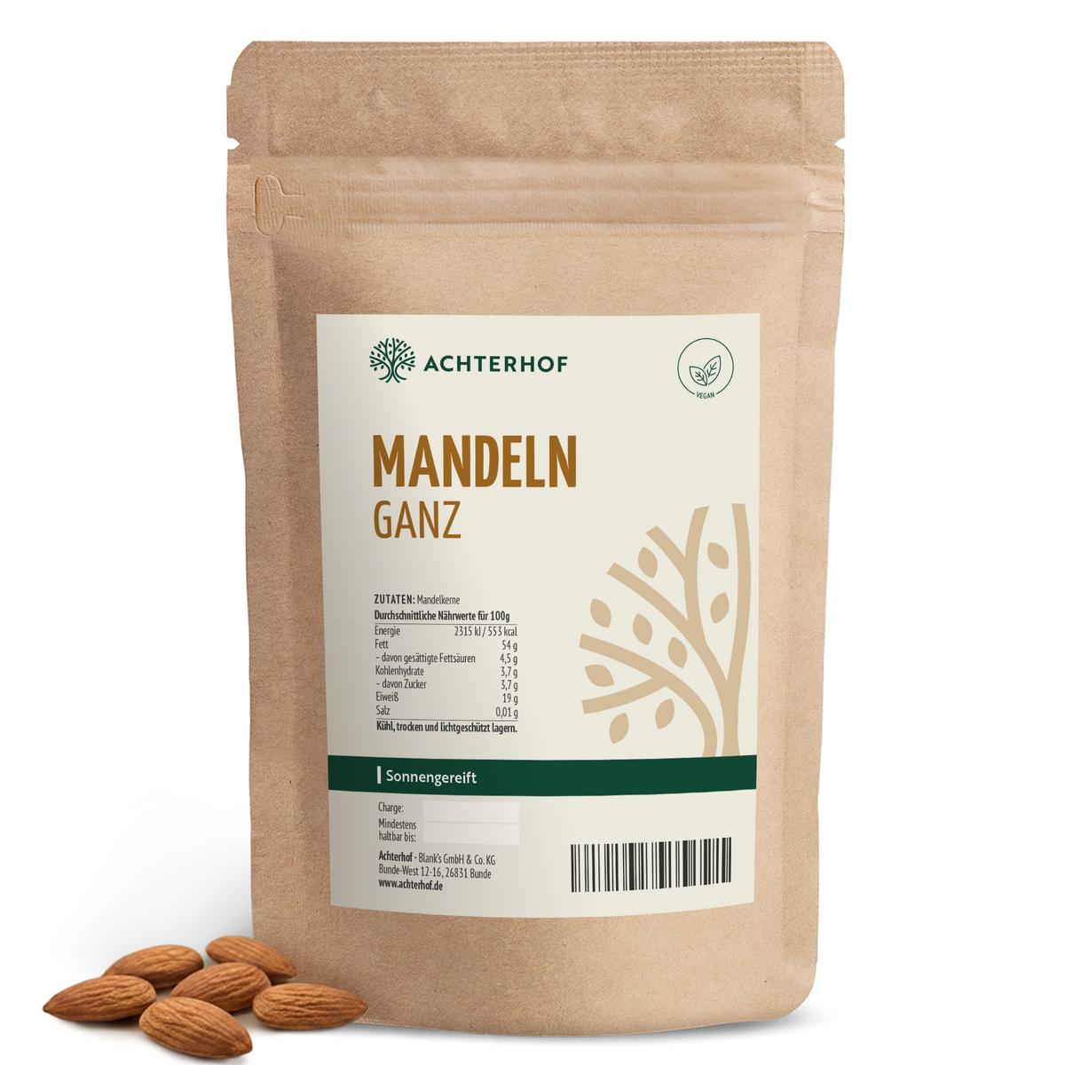 Mandeln ganz (500g)