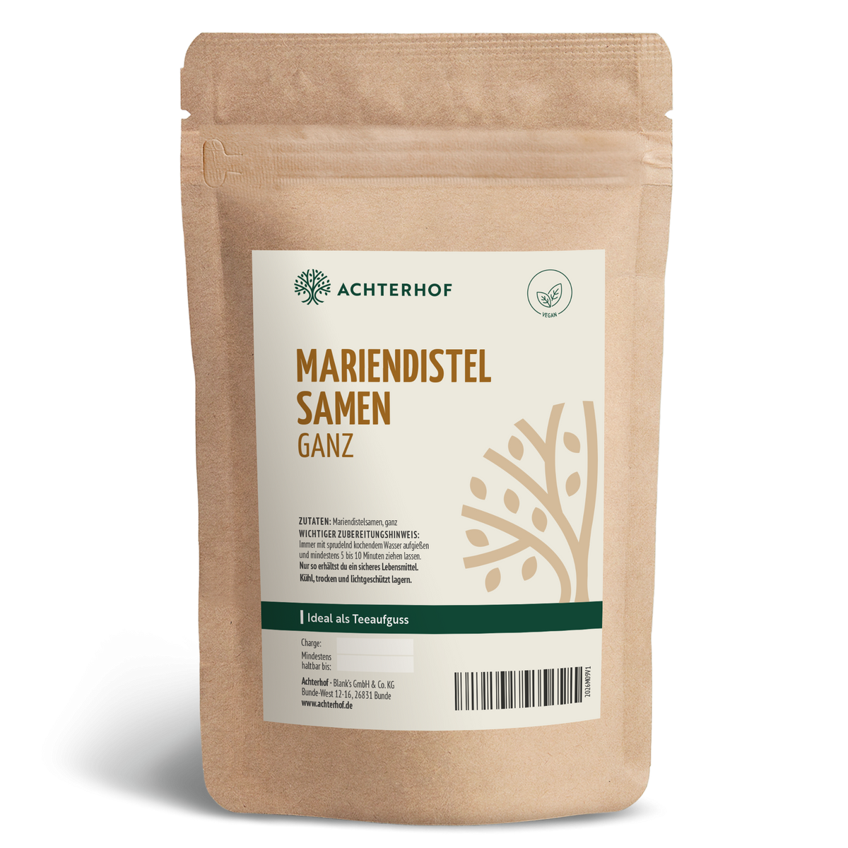 Mariendistelsamen ganz (500g)