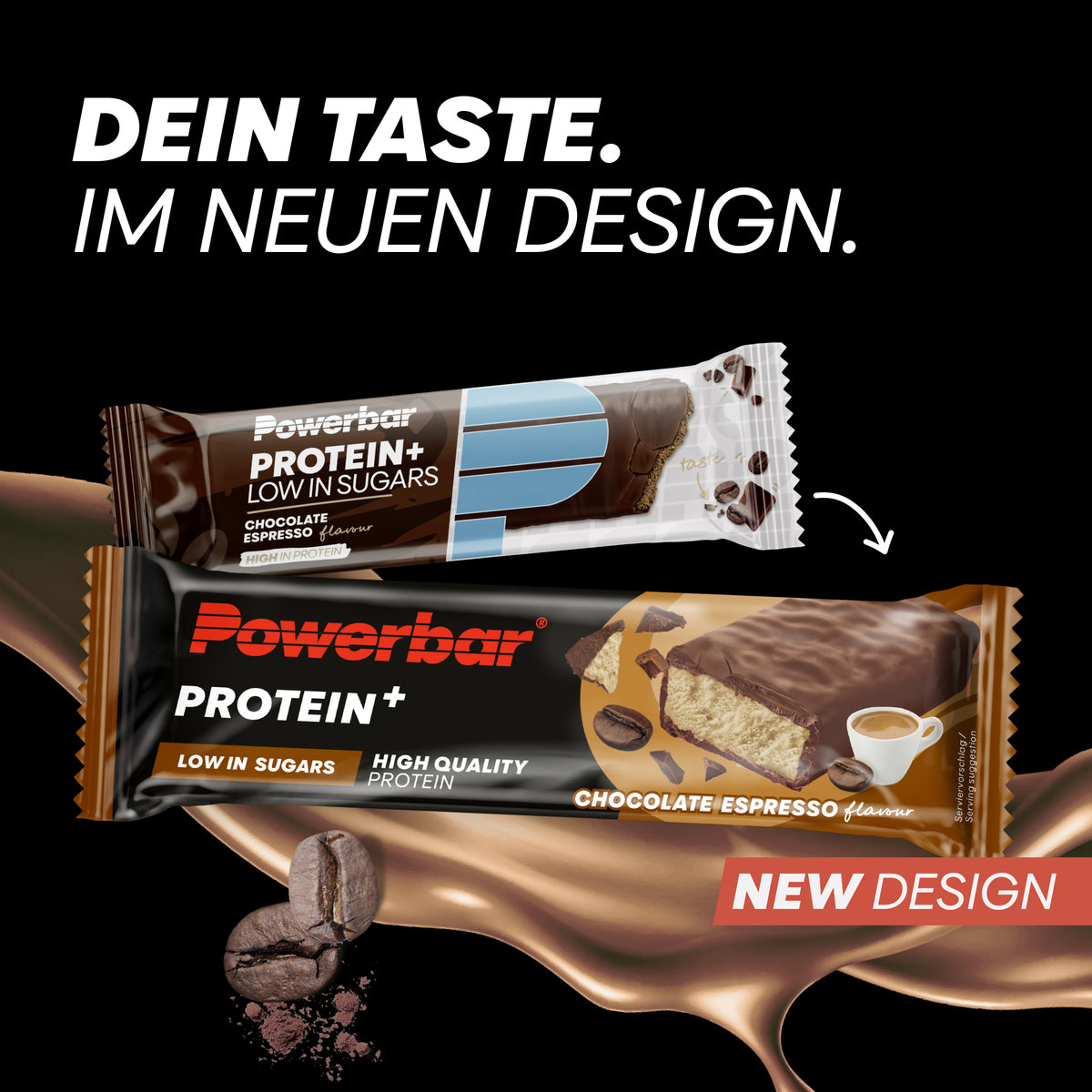 Protein+ Low in Sugars (16x35g) Chocolate Espresso