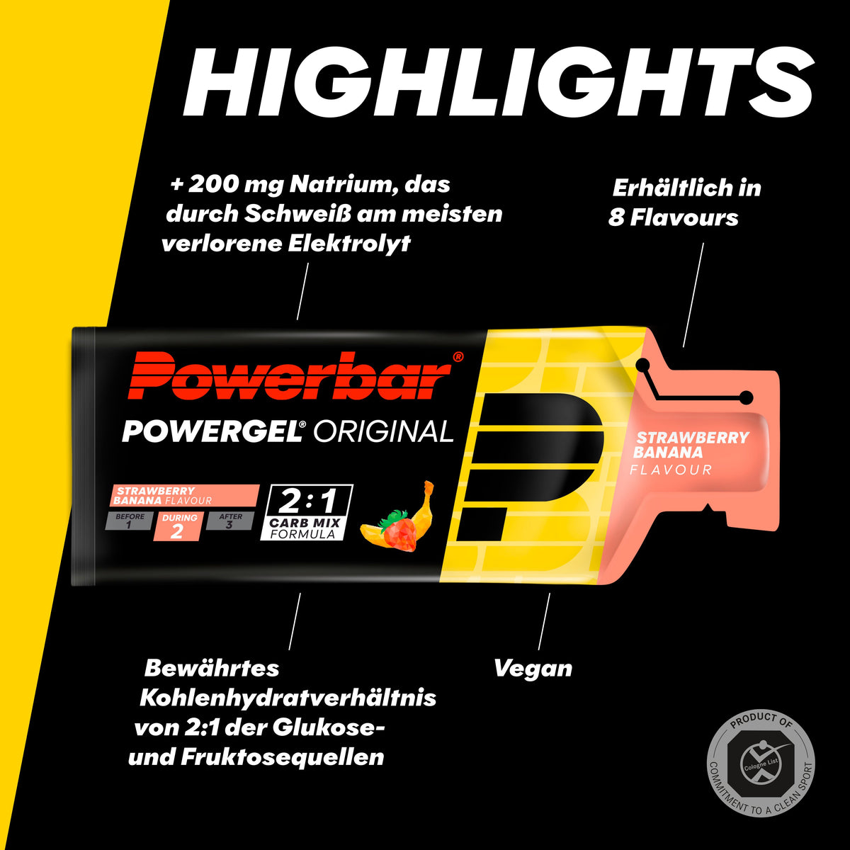 PowerGel Original (24x41g) Strawberry Banana