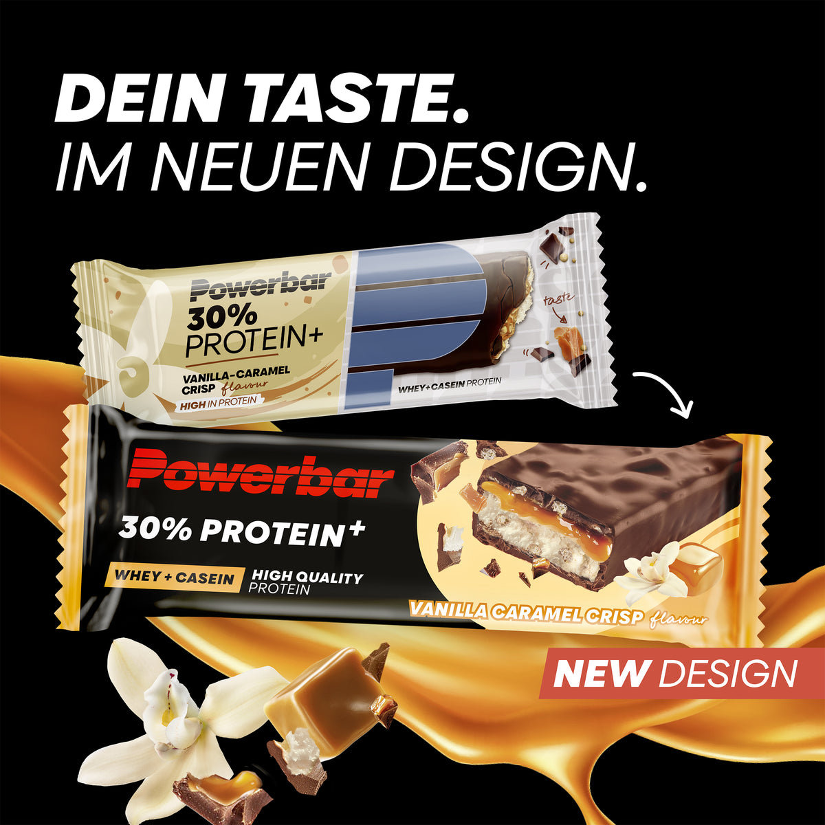 30% Protein+ Bar (15x55g) Vanilla Caramel Crisp
