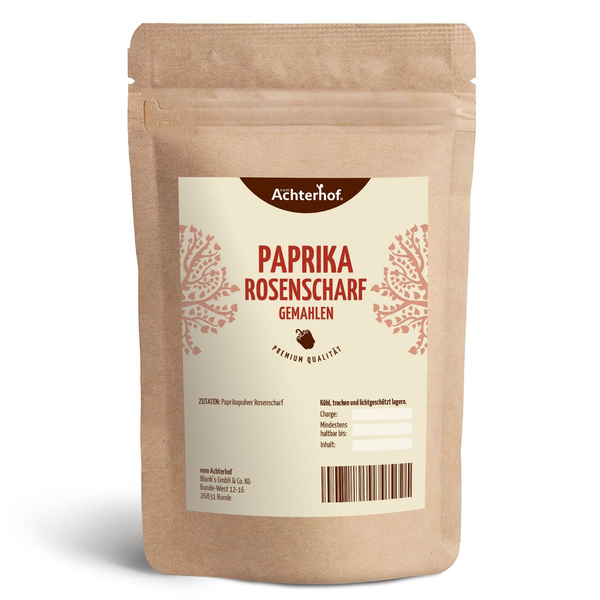 Paprika Rosenscharf gemahlen (1000g)