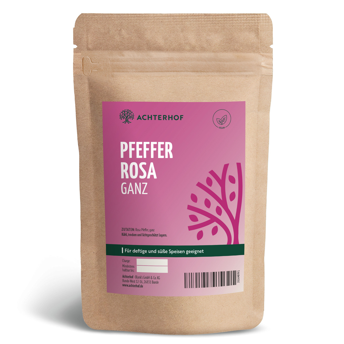 Pfeffer rosa ganz (250g)