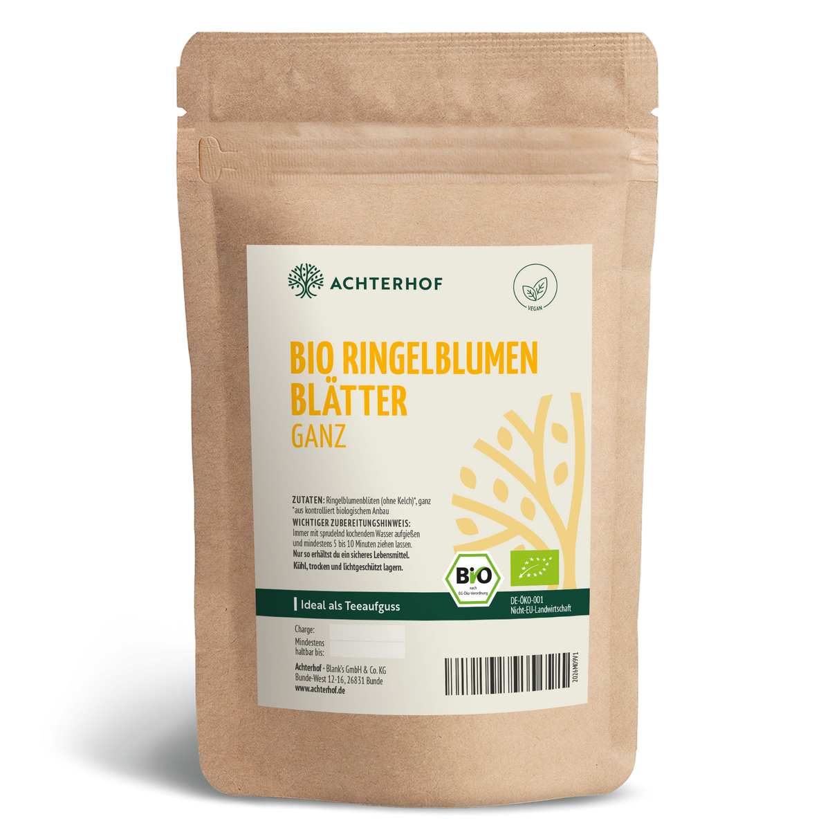 Ringelblumenblüten mit Kelch Bio (250g)