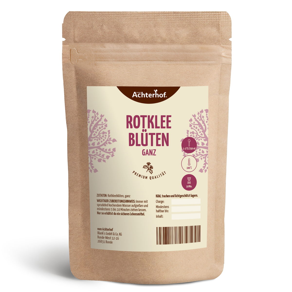 Rotkleeblüten ganz (250g)