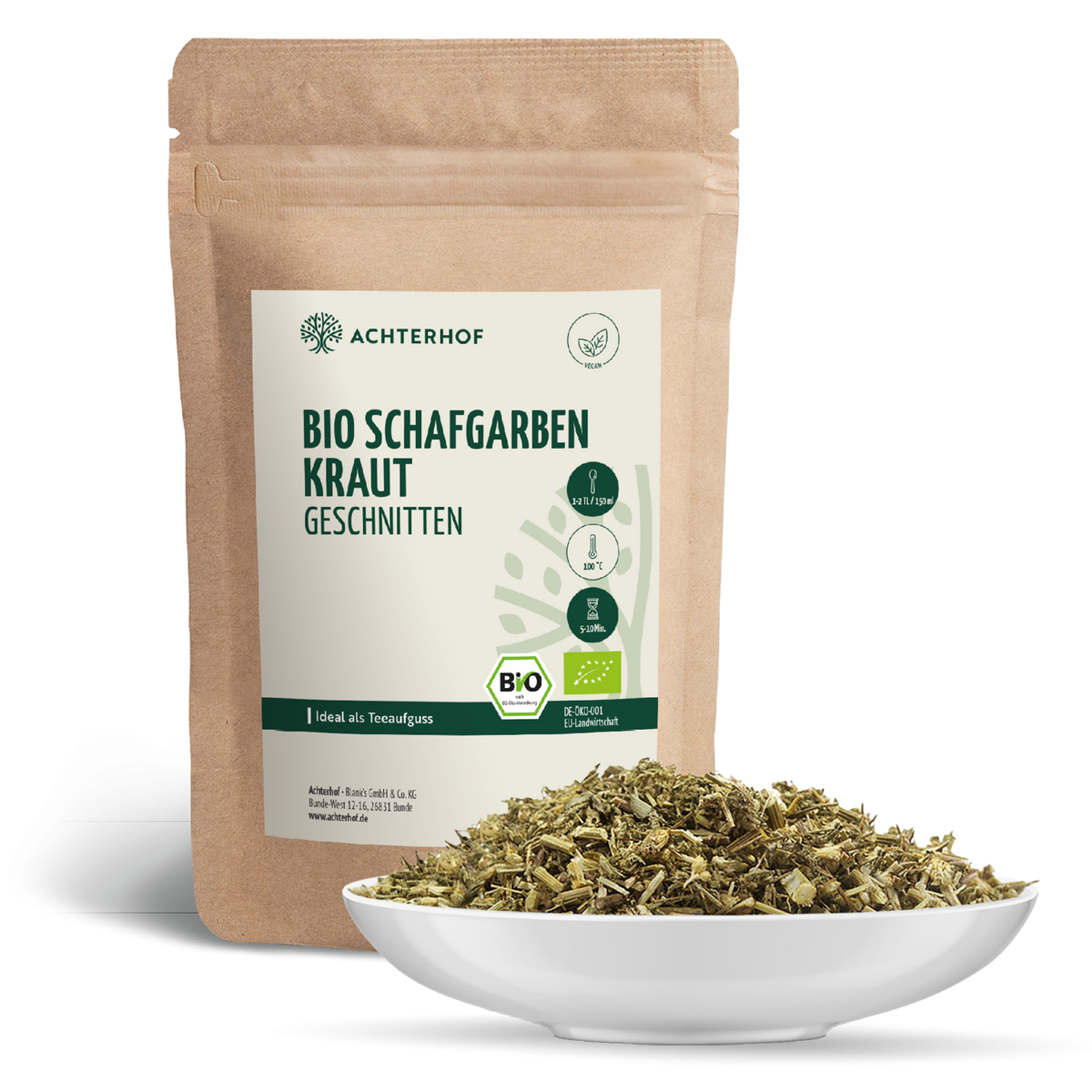 Bio Schafgarbenkraut geschnitten (100g)