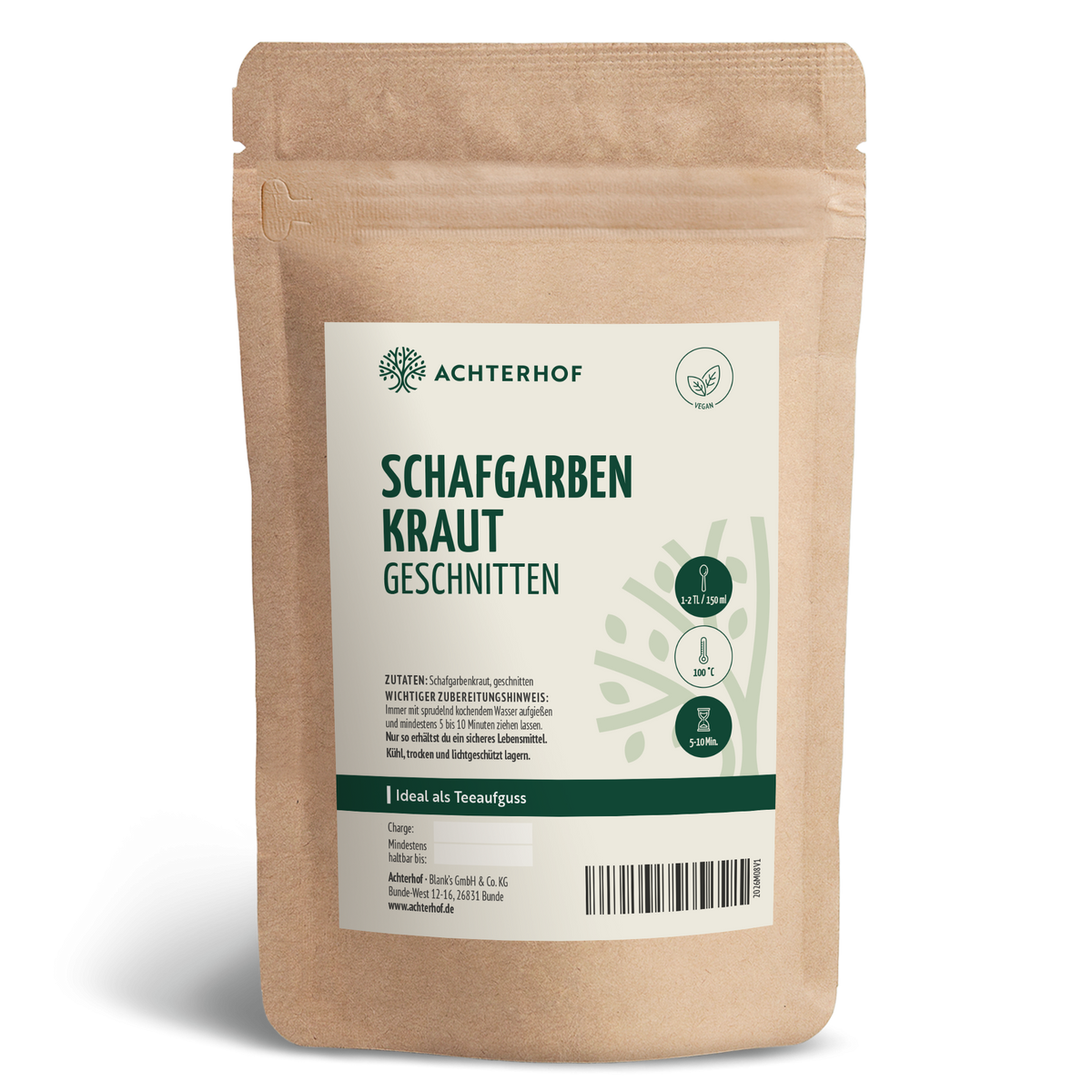 Schafgarbenkraut geschnitten (100g)