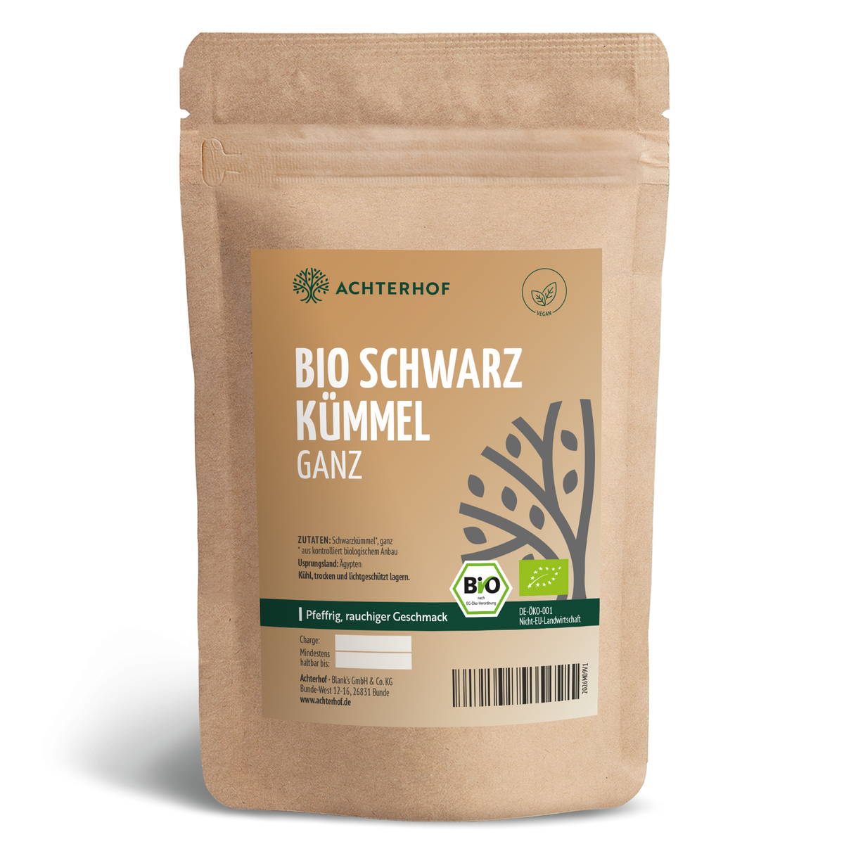 Schwarzkümmel ganz Bio (500g)