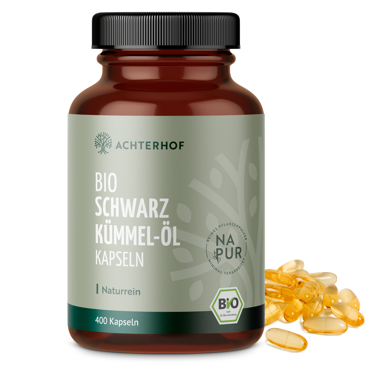 Schwarzkümmel-Öl Kapseln Bio (400 Kapseln)