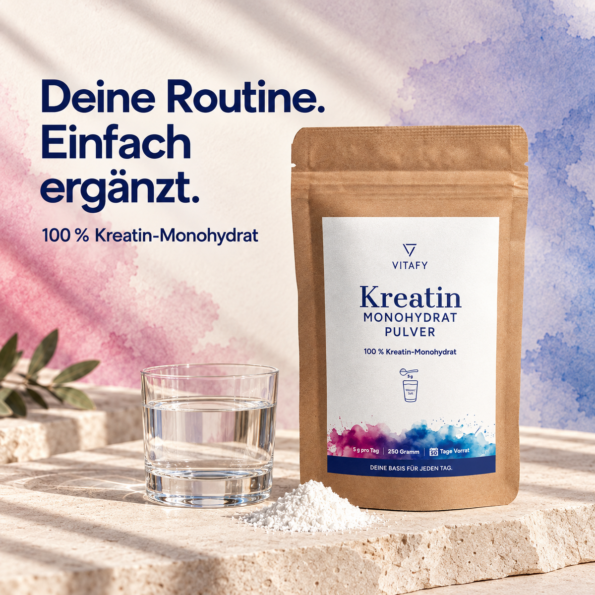 100% Kreatin Monohydrat Pulver (250g)
