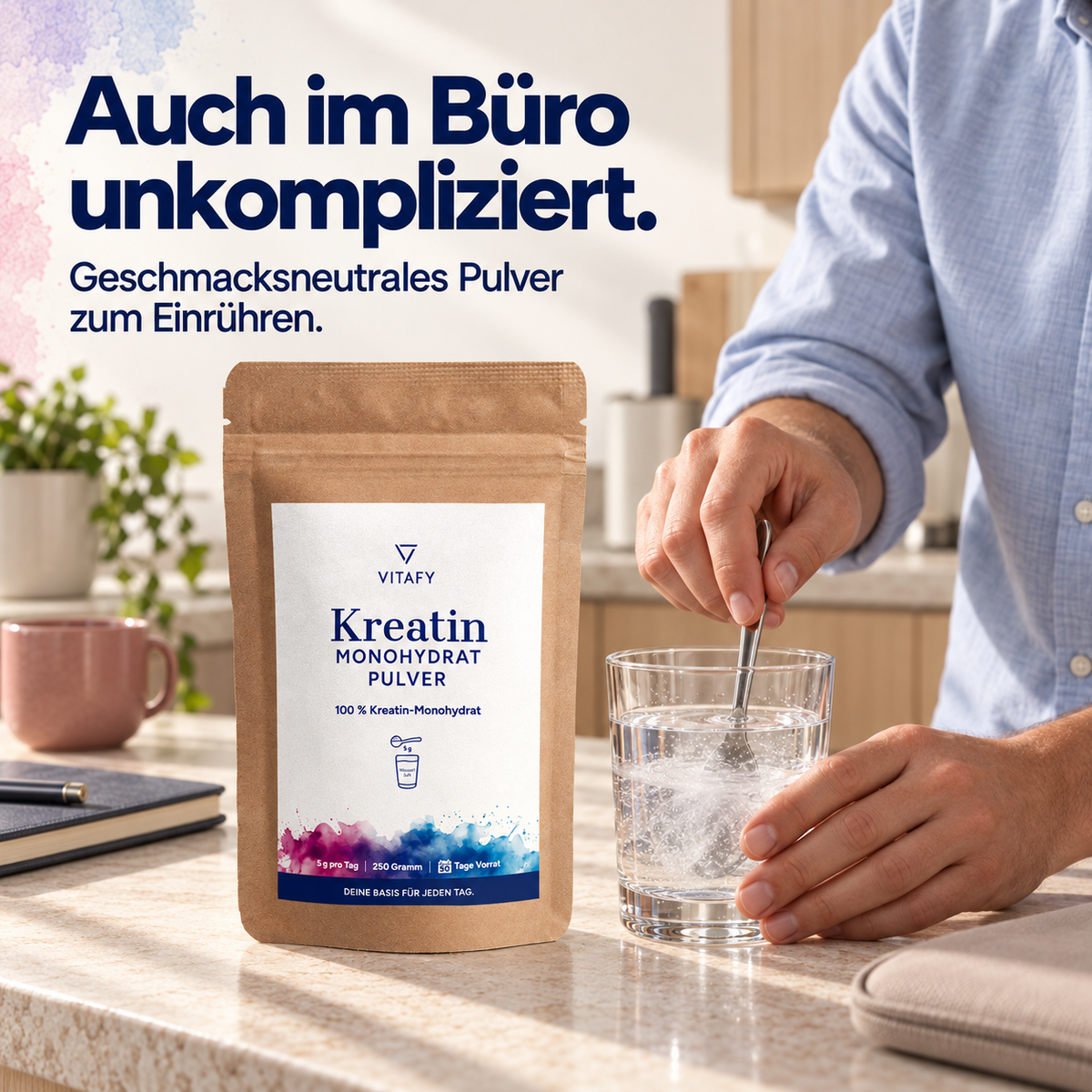 100% Kreatin Monohydrat Pulver (250g)