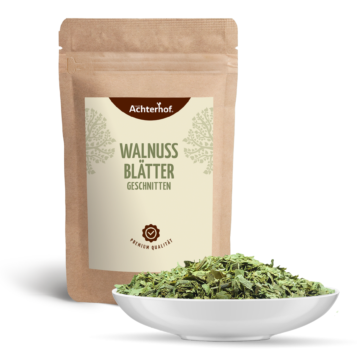 Walnussblätter geschnitten (500g)