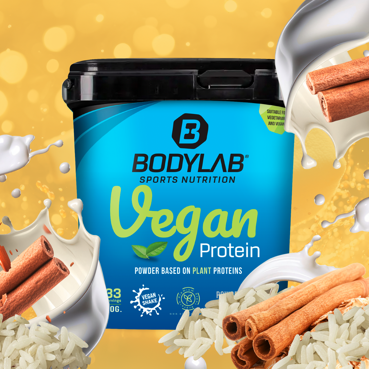Vegan Protein (1000g) Milchreis Zimt