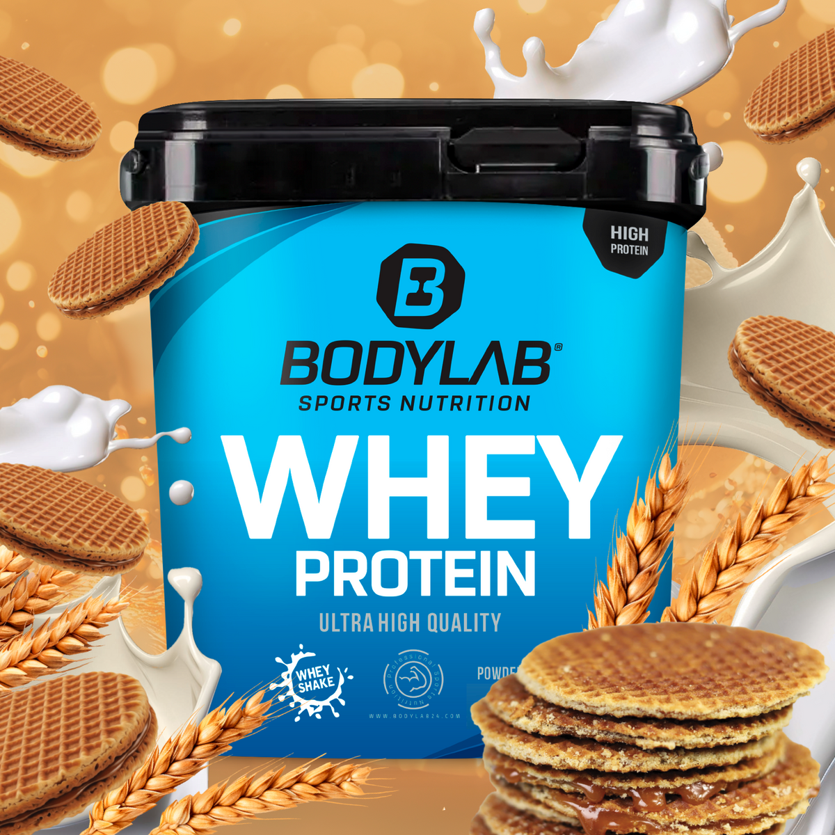 Whey Protein (2000g) Stroopwafel (Honey/Syrup waffle)