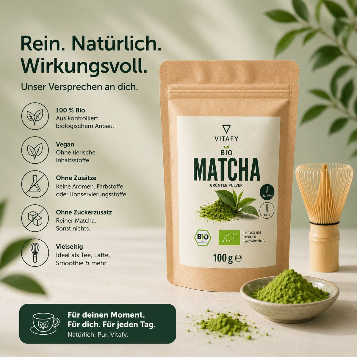 Bio Matcha Grünteepulver (100g)