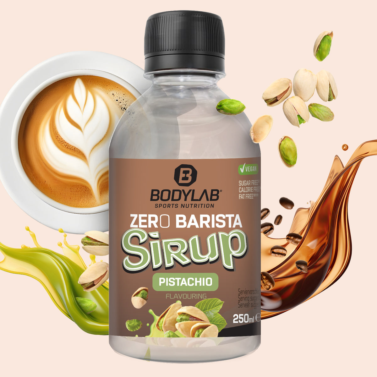 Zero Barista Sirup (250ml) Pistazie