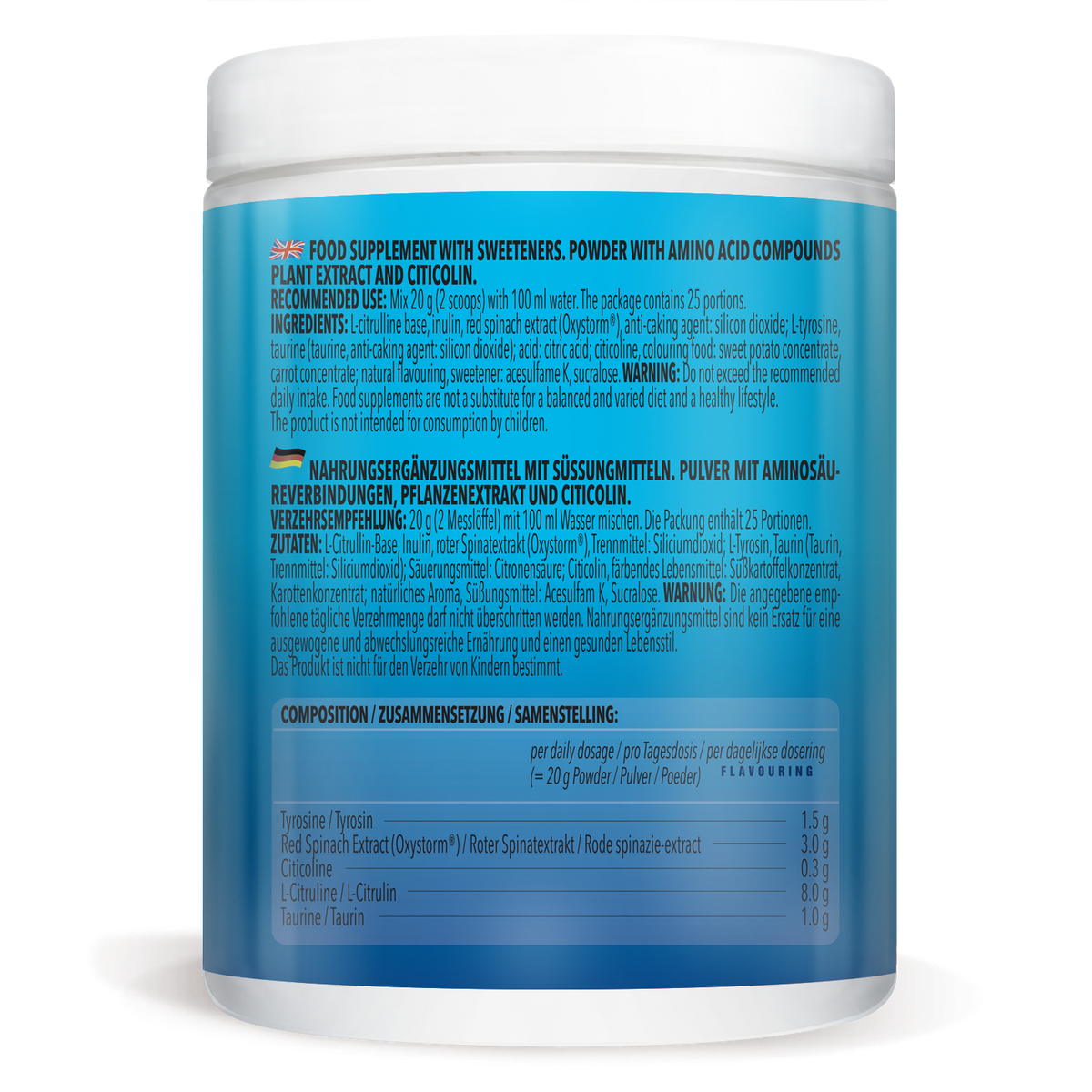 2 x Alpha Storm - OXYSTORM® Pre Workout Blood Orange (je 500g)