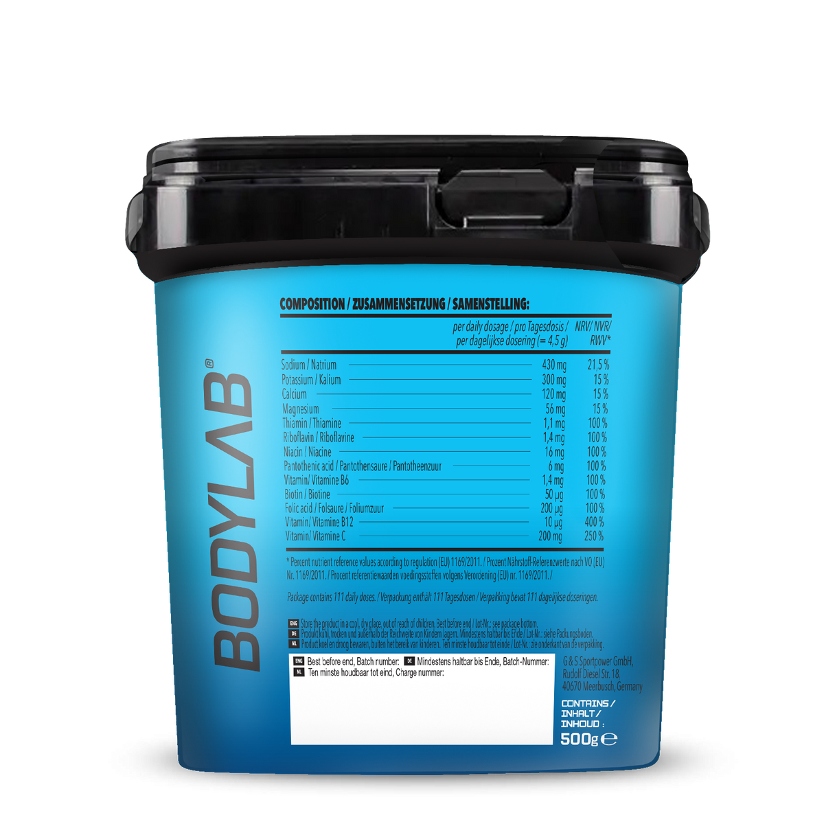 Electrolyte Powder (500g) - Orange Flavouring