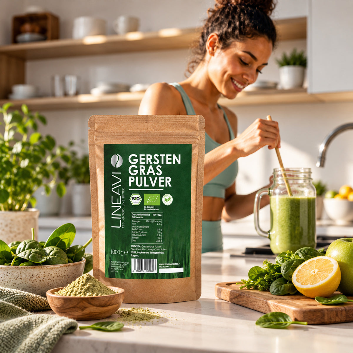 Bio Gerstengraspulver (1000g)