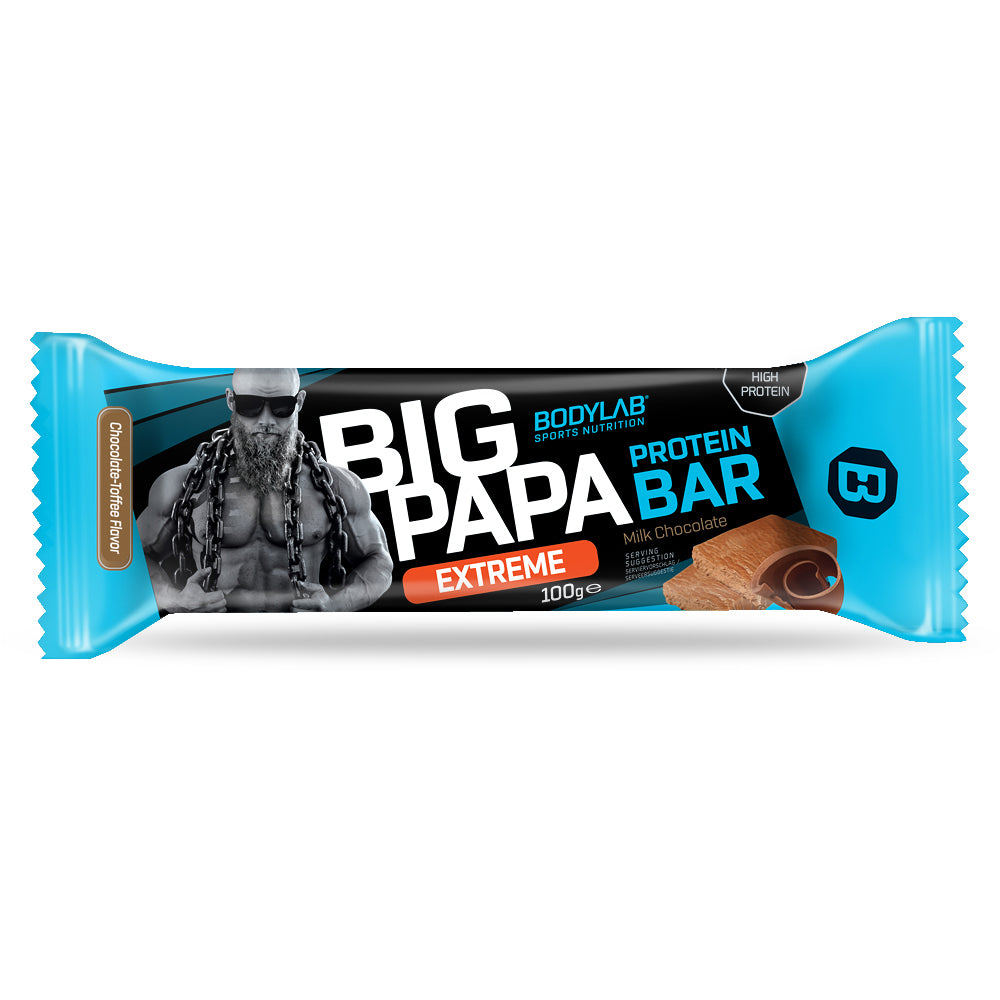 BIG PAPA 50% Protein Bar Extreme (12x100g) Schokolade-Toffee
