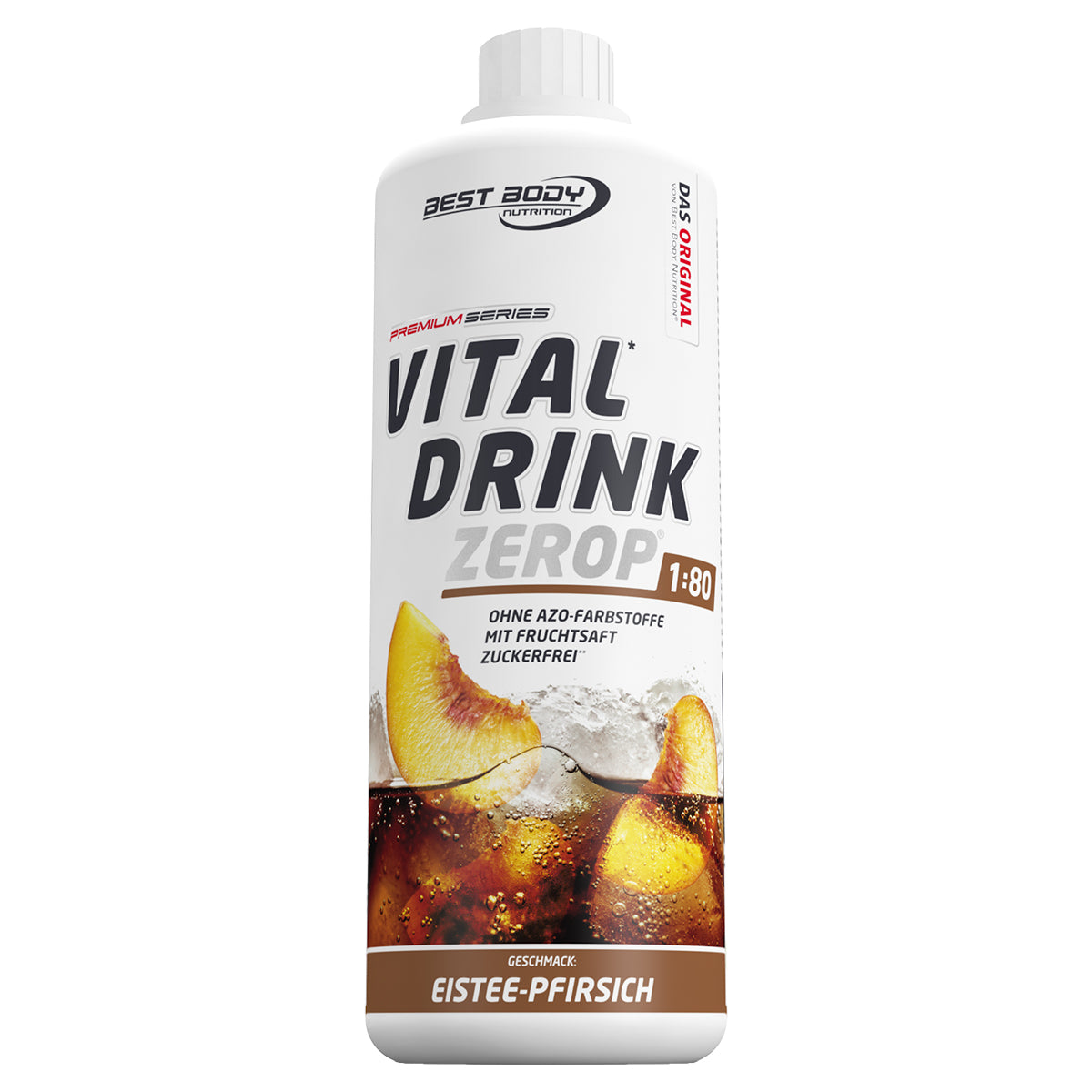 Vital Drink Zerop (1000ml) Eistee Pfirsich