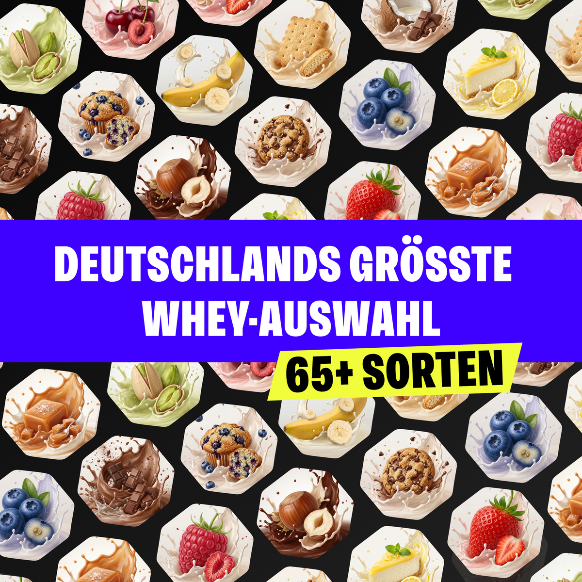 Whey Protein Probierboxen (8 Proben je 30g)