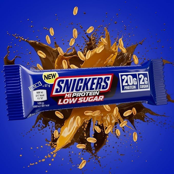 Snickers Low Sugar High Protein Bar (12x57g) Milk Chocolate