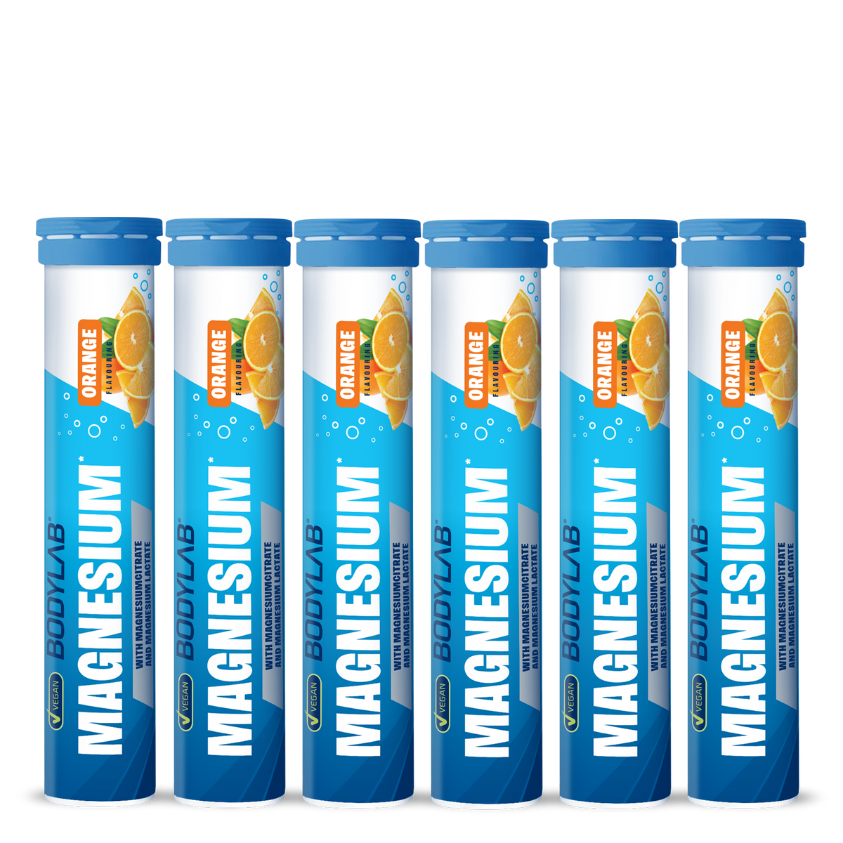 Magnesium (6x 20 Brausetabletten) Orange