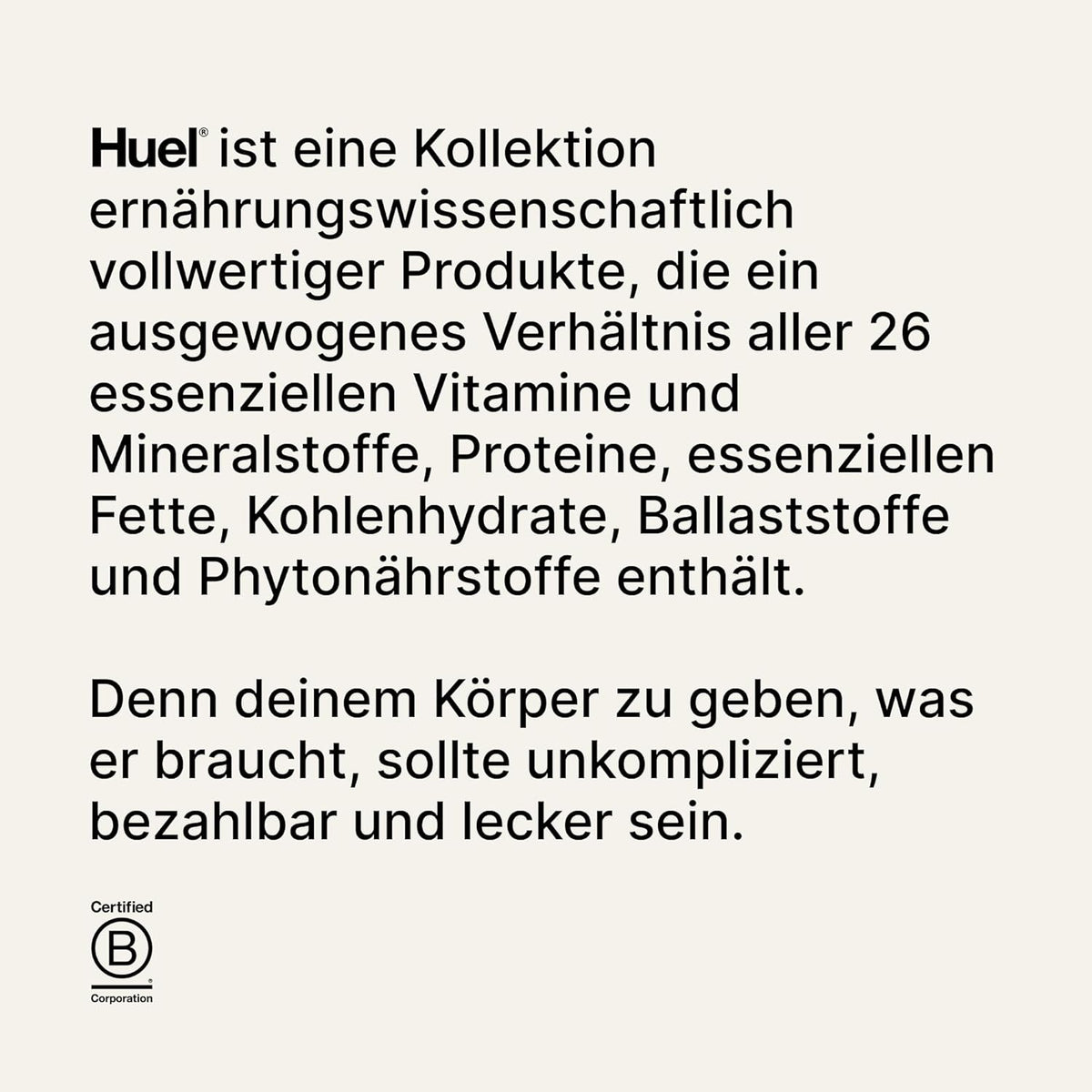 Huel Black Edition Trinkmahlzeit (8x500ml) Chocolate