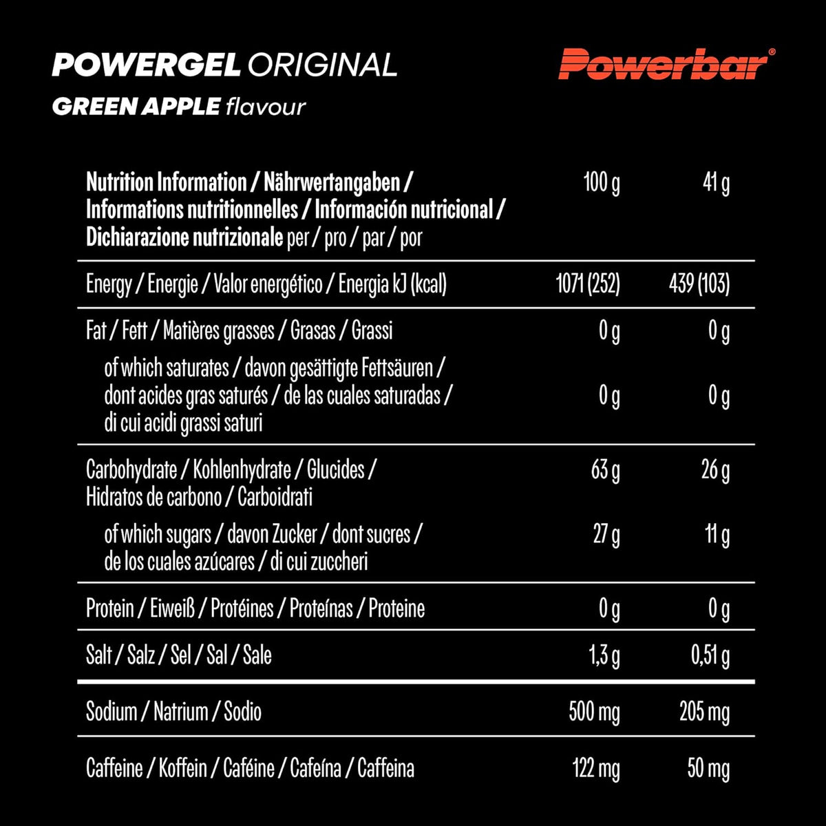 PowerGel Original (41g) Green Apple mit Koffein
