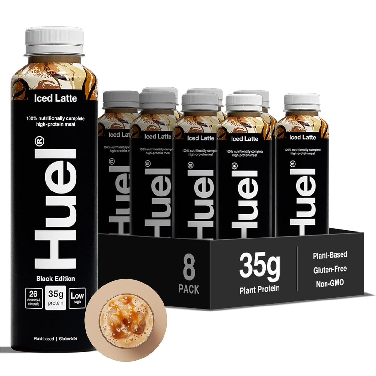 Huel Black Edition Trinkmahlzeit (8x500ml) Caffè Latte