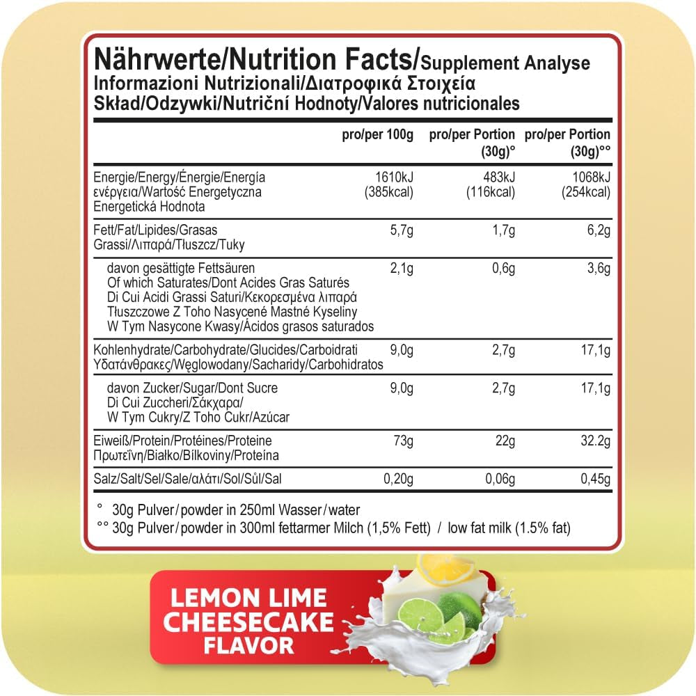 100% Whey Premium (2270g) Lemon Lime Cheesecake