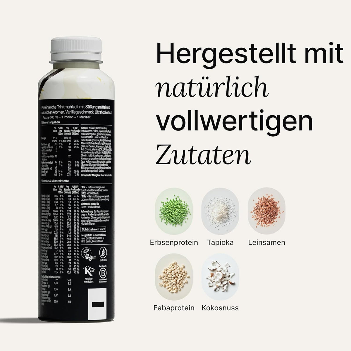 Huel Black Edition Trinkmahlzeit (8x500ml) Vanilla