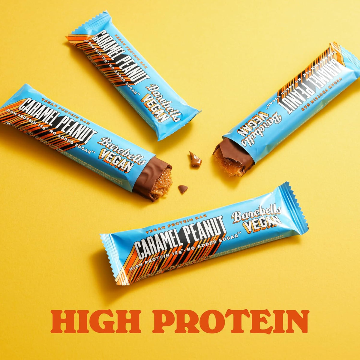 Vegan Protein Bar (55g) Vegan Caramel Peanut