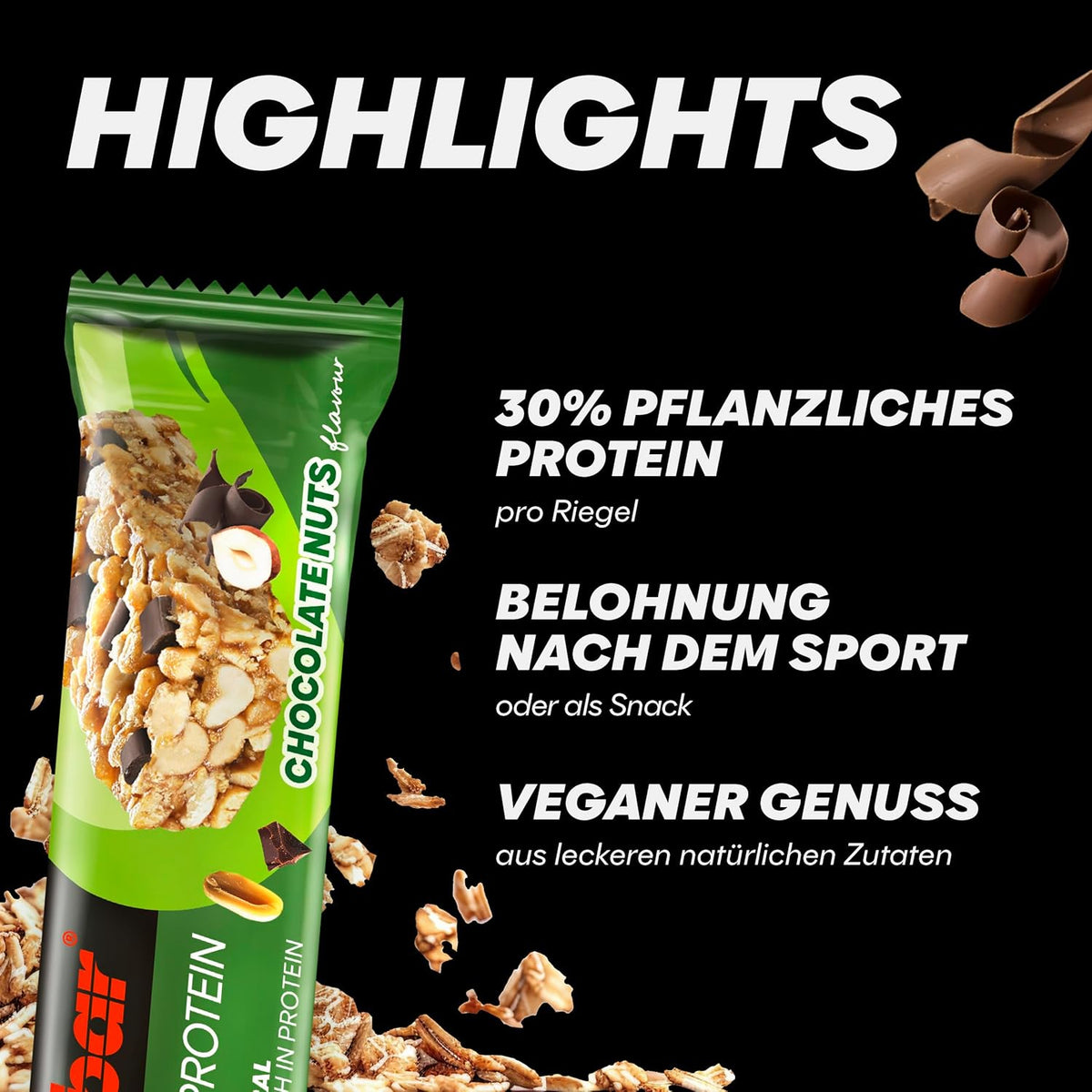 Natural Protein (18x40g) Chocolate Nuts