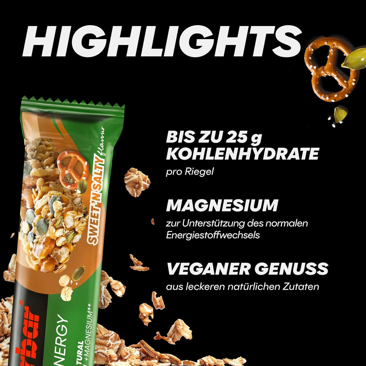 Natural Energy Cereal Bar (18x40g) Sweet´n Salty
