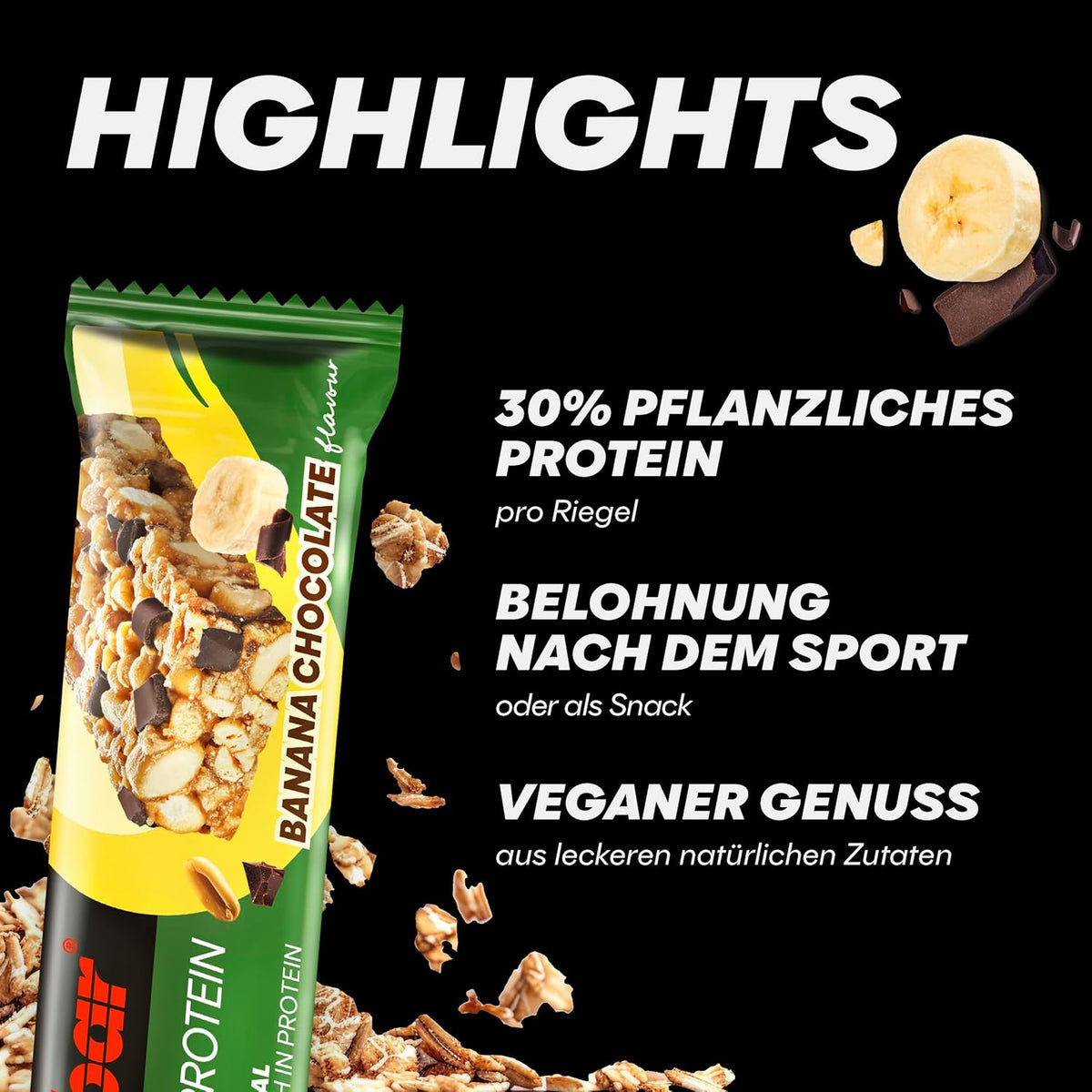 Natural Protein (18x40g) Banana Chocolate