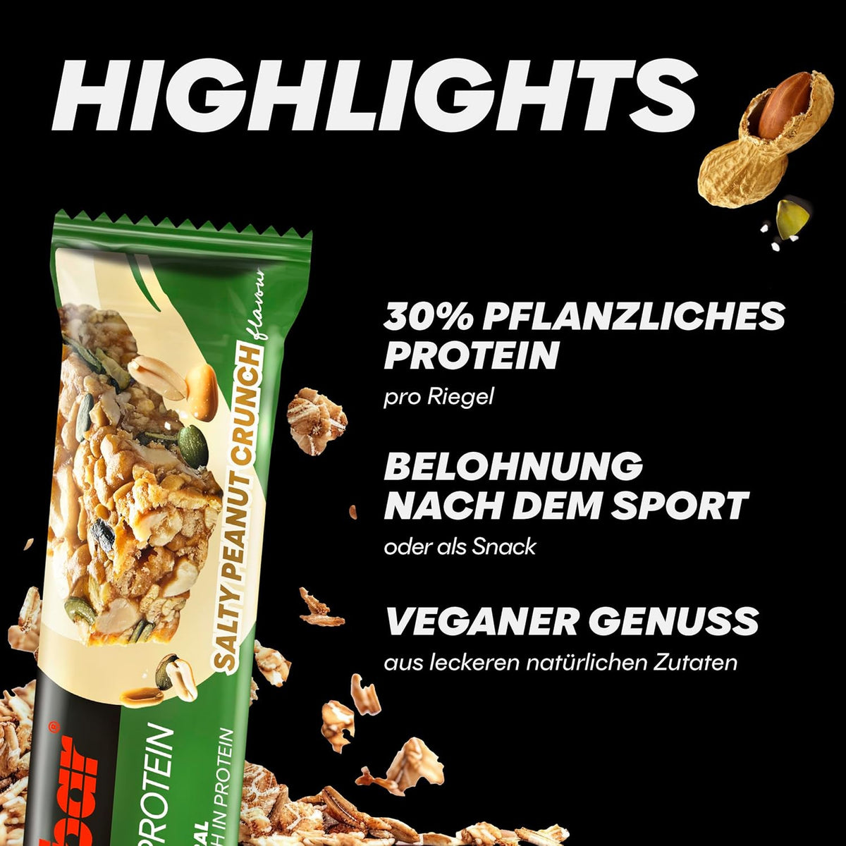 Natural Protein (18x40g) Salty Peanut Crunch