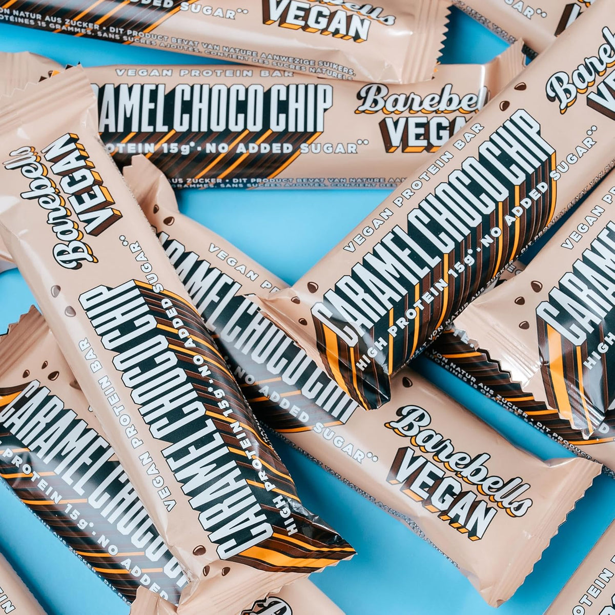 Vegan Protein Bar (55g) Caramel Choco Chip