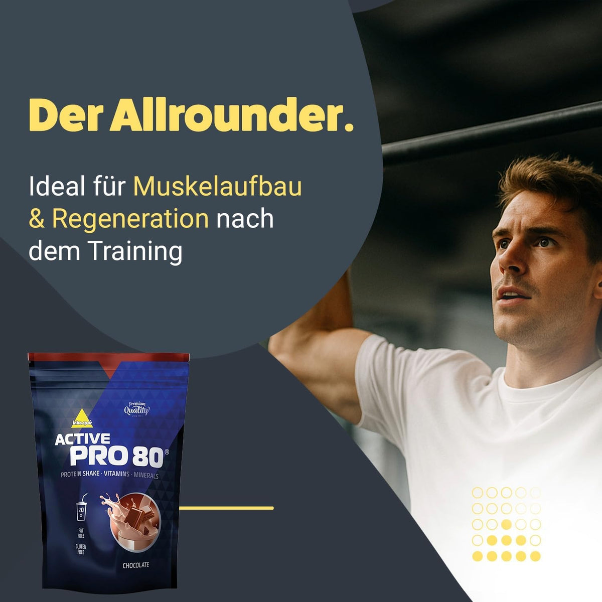 Active Pro 80 (500g) Schoko