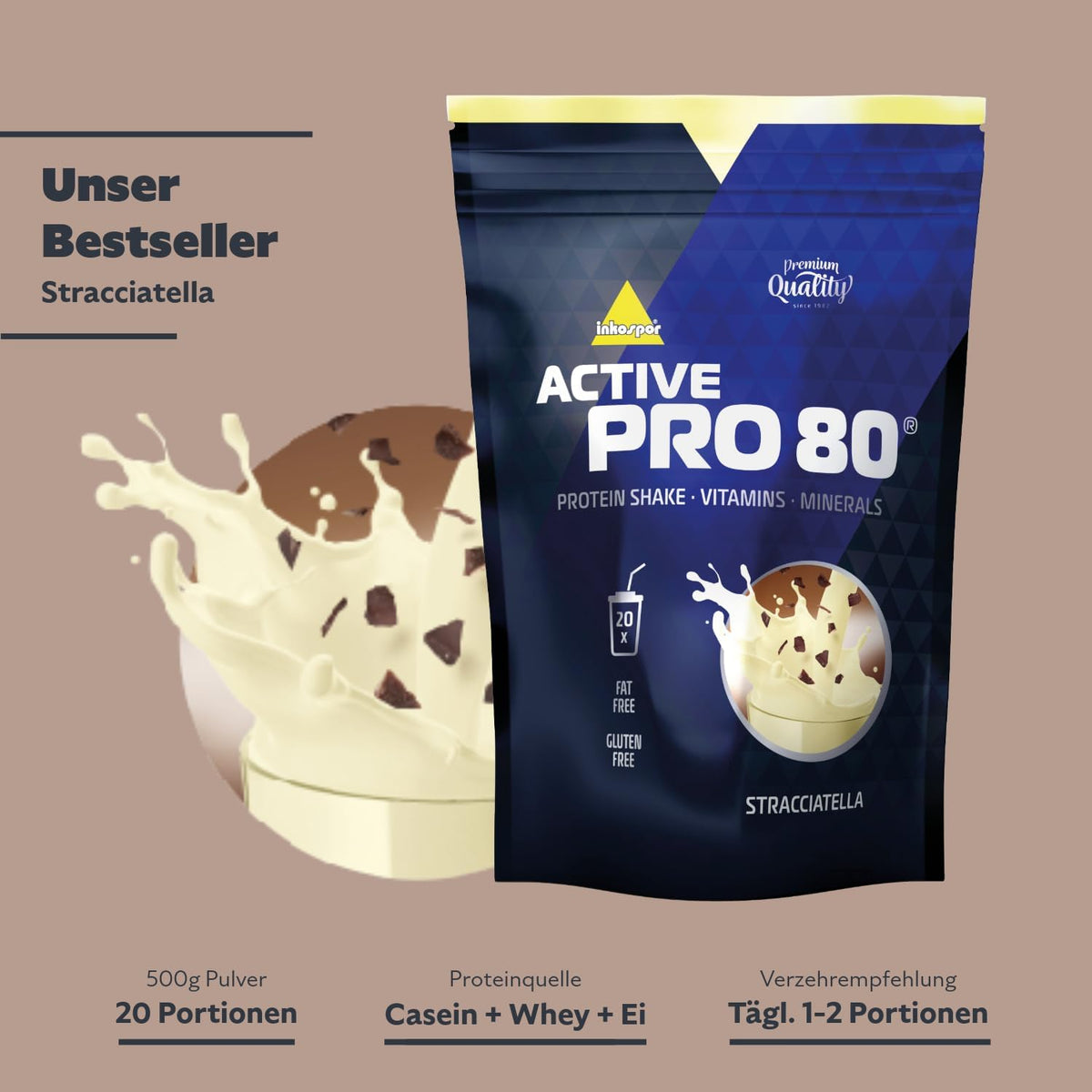 Active Pro 80 (500g) Stracciatella