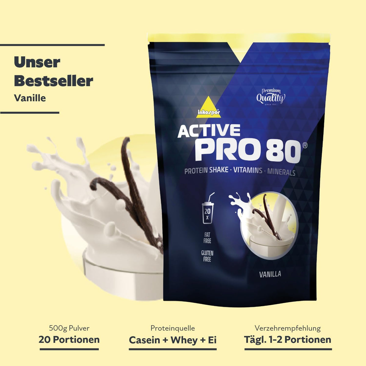 Active Pro 80 (500g) Vanilla