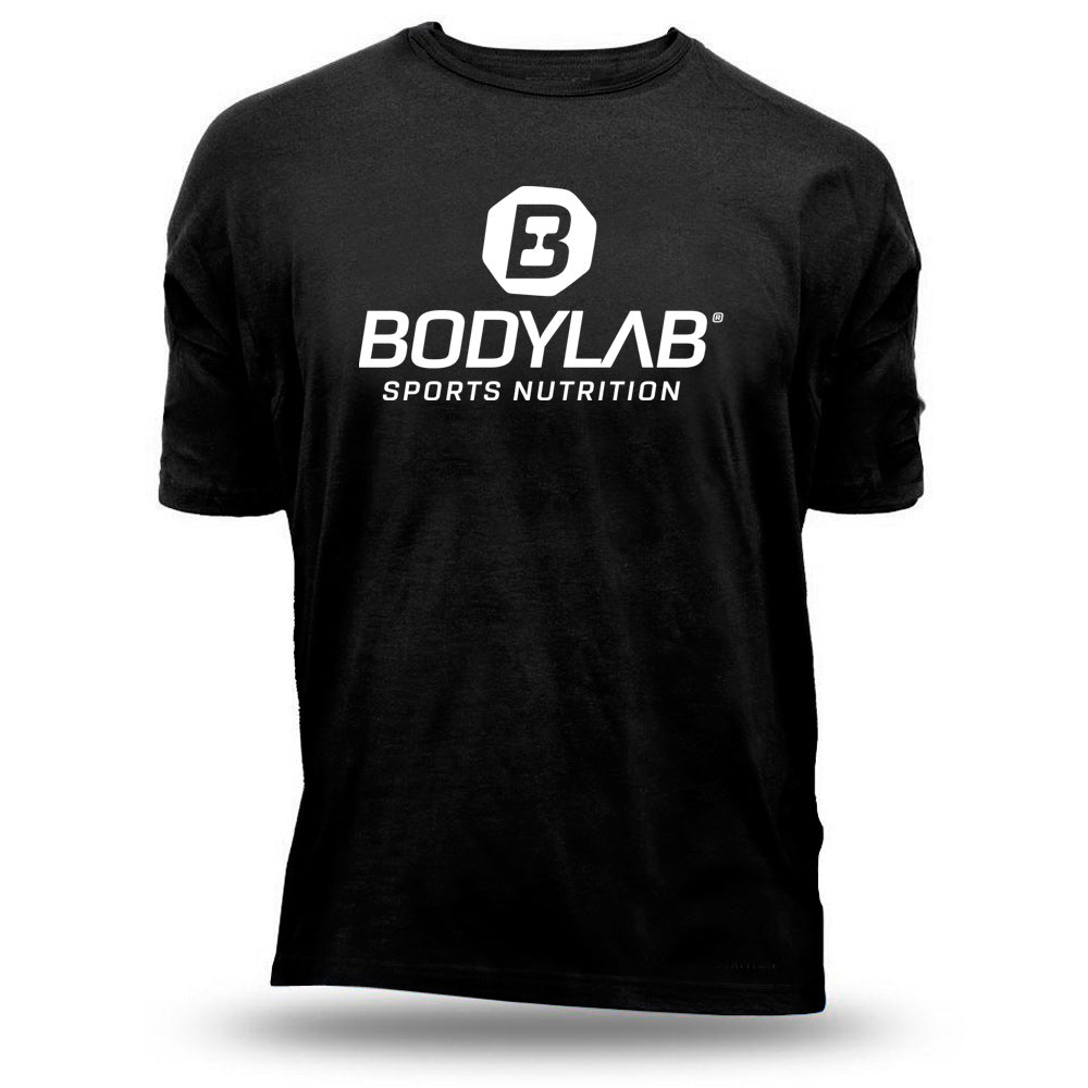 Bodylab24 T-Shirt schwarz mit weißem Schriftzug S