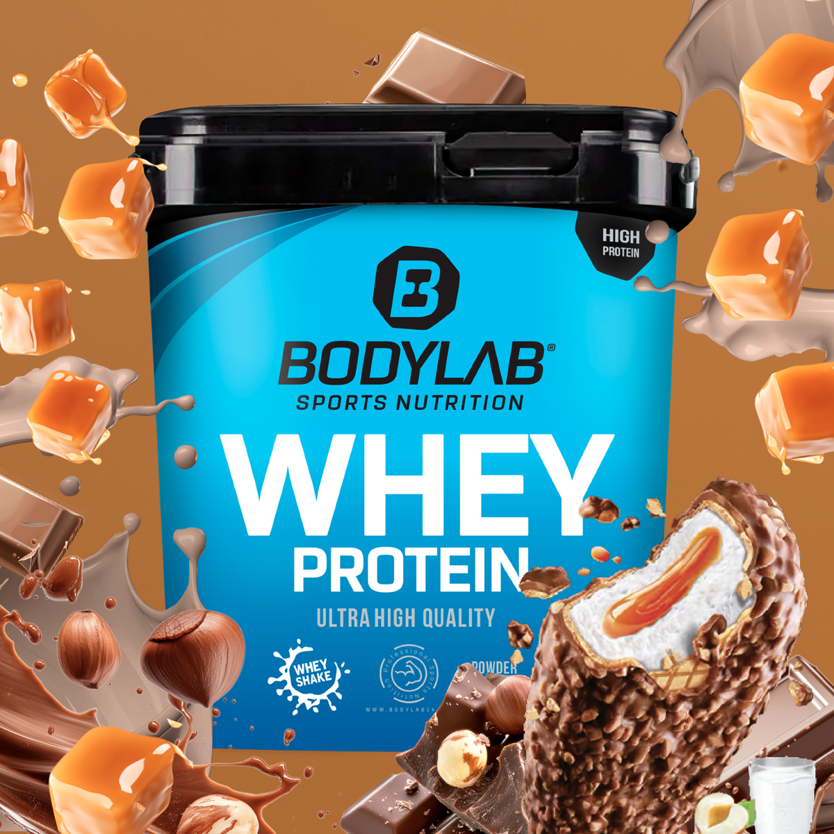 Whey Protein (1000g) Caramel Hazelnut Chocolate