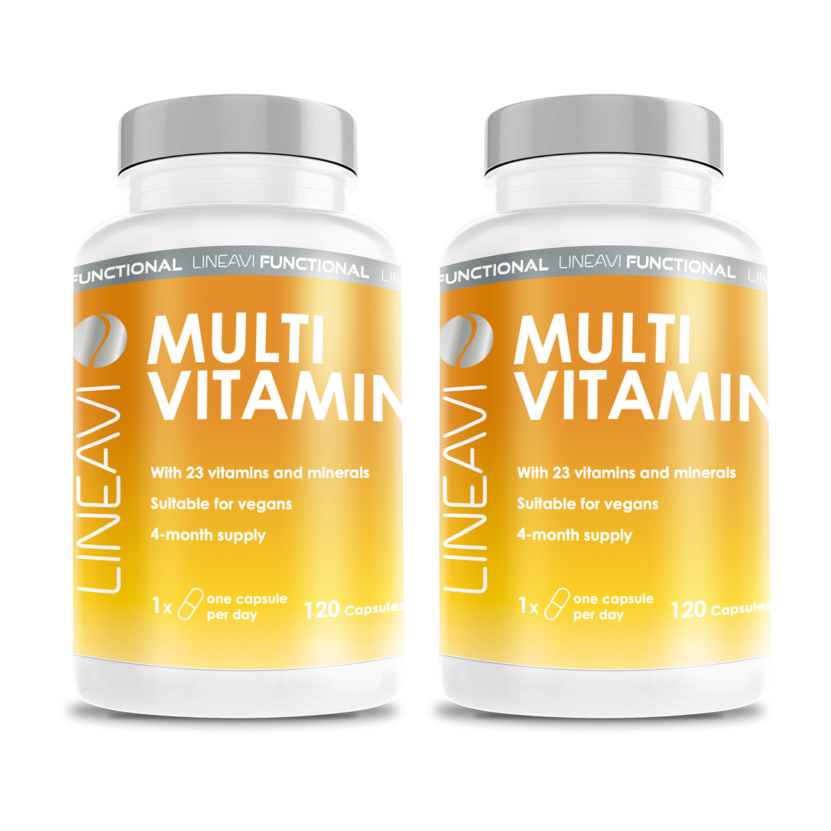Doppelpack: 2x Multivitamin (2x120 Kapseln)