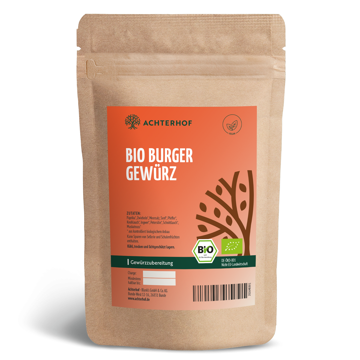Burger Gewürzzubereitung Bio (100g)